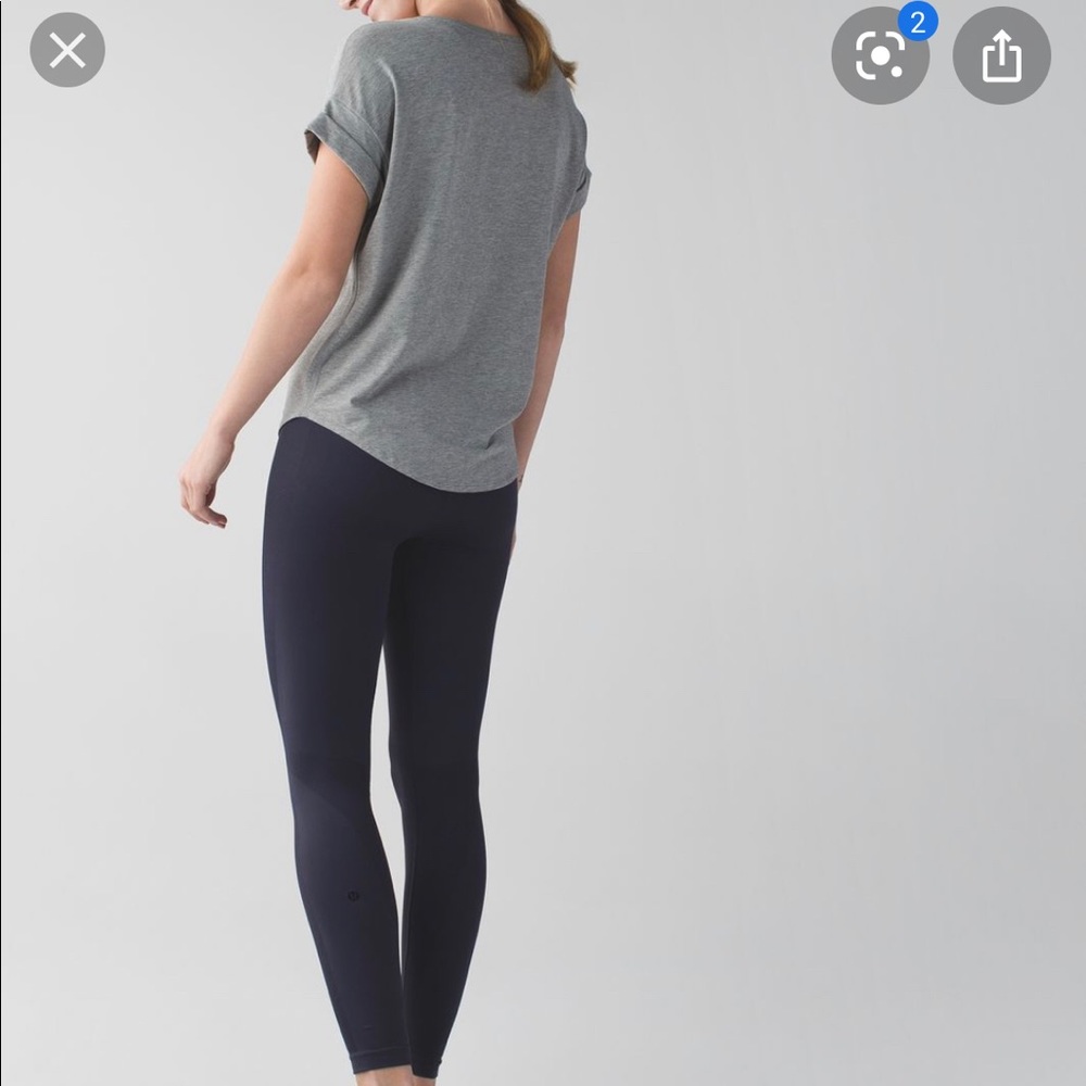 Lululemon Zone in tight Naval Blue